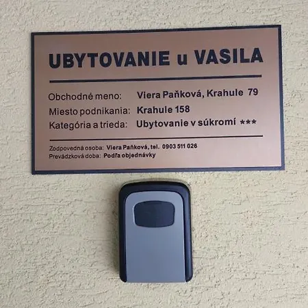 Vikendovy Dom U Vasila * Krahule